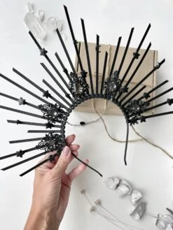 Wedding Silver Halo Crown, Moon Stars Headpiece, Gothic Wedding Crown Headdres, Celestial Headpiece, Christmas Angel Halo, Aquarius Jewelry 15 Wedding Silver Halo Crown, Moon Stars Headpiece, Gothic Wedding Crown Headdres, Celestial Headpiece, Christmas Angel Halo, Aquarius Jewelry -Cheap Bags & Purses Store il fullxfull.3384366400 m6zs