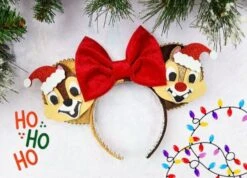 Santa Chip & Dale Christmas Mouse Ears