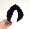 Handmade Black Velvet Luxury Hairband Headband - Knotted Turban Wide Fabric Alice Band Hair Christmas -Cheap Bags & Purses Store il fullxfull.3427579782 379z