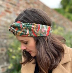 Christmas Twisted Turban Headband - My Little Star Liberty London Print -Cheap Bags & Purses Store il fullxfull.3431669388 gjvu