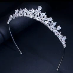 Cubic Zirconia Romantic Bridal Flower Tiara Crown Wedding Bridesmaid Hair Accessories Jewellery Valentines Day Christmas Birthday Gift -Cheap Bags & Purses Store il fullxfull.3444795694 1vdh