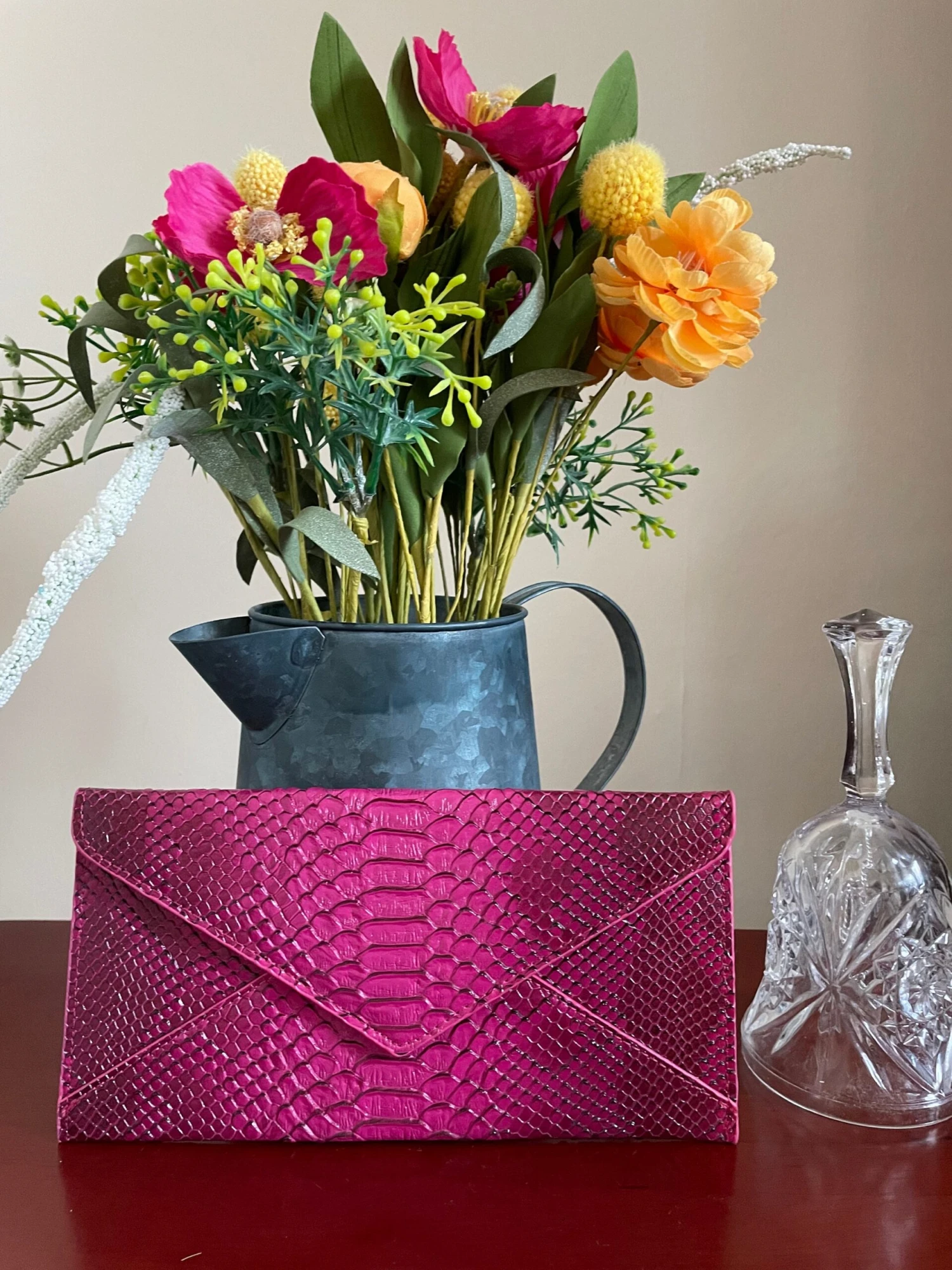 Envelope Evening Clutch/clutch Purse/small Clutch Bags/purses For Women/Christmas Gifts/red Party Bags/croc Pattern Vegan Leather Bags/gifts 5 Envelope Evening Clutch/clutch Purse/small Clutch Bags/purses For Women/Christmas Gifts/red Party Bags/croc Pattern Vegan Leather Bags/gifts - Image 3