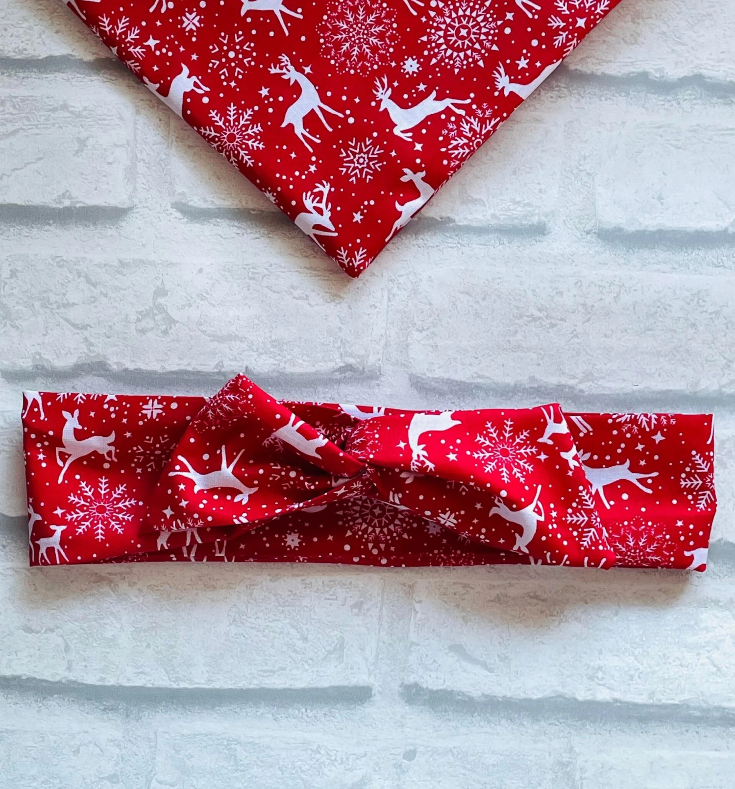 Christmas Wired Headband /Xmas Headband/Snowflake Headband /Reindeer Hair Band / Hair Wrap/Twisty Headband/Matching Set/Stocking Filler 6 Christmas Wired Headband /Xmas Headband/Snowflake Headband /Reindeer Hair Band / Hair Wrap/Twisty Headband/Matching Set/Stocking Filler - Image 4