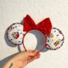 Mickey Mouse And Friends Christmas Disney Ears - Featuring Mickey, Minnie Mouse, Goofy, Donald Duck And Pluto And Christmas Lights -Cheap Bags & Purses Store il fullxfull.3462040634 kco9