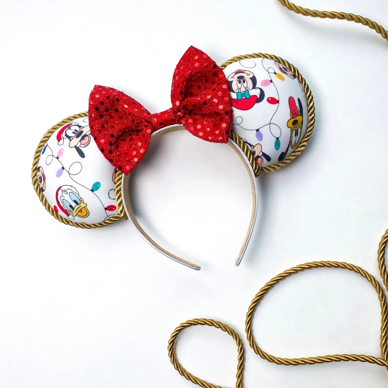 Mickey & Friends - Christmas Collection - Disney Inspired Minnie Mouse Ears 3 Mickey & Friends - Christmas Collection - Disney Inspired Minnie Mouse Ears