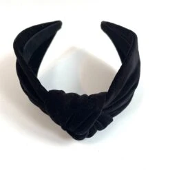 Handmade Black Velvet Luxury Hairband Headband - Knotted Turban Wide Fabric Alice Band Hair Christmas -Cheap Bags & Purses Store il fullxfull.3475255027 64re