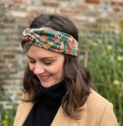 Christmas Twisted Turban Headband - My Little Star Liberty London Print -Cheap Bags & Purses Store il fullxfull.3479346451 rqu4