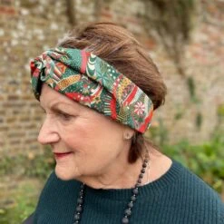 Christmas Twisted Turban Headband - My Little Star Liberty London Print -Cheap Bags & Purses Store il fullxfull.3479348125 c4iw