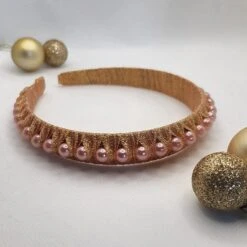 Christmas Headband, Red Festive Hairband, Silver Alice Band, Gold Pearl Garland, Xmas Tinsel, Sparkly Ribbon Bow -Cheap Bags & Purses Store il fullxfull.3491260126 gz6r