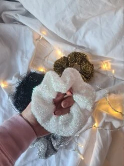 Tinsel Christmas Hair Scrunchie Silver, Gold, Black, Iridescent 11 Tinsel Christmas Hair Scrunchie Silver, Gold, Black, Iridescent -Cheap Bags & Purses Store il fullxfull.3491769057 rm94