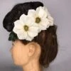 Christmas Limited Edition Cream & Gold Velveteen Hellebore Cascade Headpiece Holiday Winter Vintage Style -Cheap Bags & Purses Store il fullxfull.3500440207 tlkh