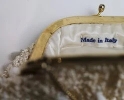 Cream White Crochet Beads Bag, 1960s Italian Evening Bag, Round Crochet Evening Bag, White Beaded Wrist Bag, Vintage Christmas Present, 19 Cream White Crochet Beads Bag, 1960s Italian Evening Bag, Round Crochet Evening Bag, White Beaded Wrist Bag, Vintage Christmas Present, -Cheap Bags & Purses Store il fullxfull.3502336386 9f2t