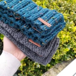 2 Matching Crochet Ear Warmer, Winter Knit Headband, Knitting Handmade Girl/ Boy Beanie/Christmas Gift/ Family Team Headband Stocking Filler -Cheap Bags & Purses Store il fullxfull.3532491407 ffrq