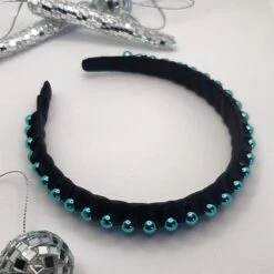 Christmas Headband, Red Festive Hairband, Silver Alice Band, Gold Pearl Garland, Xmas Tinsel, Sparkly Ribbon Bow -Cheap Bags & Purses Store il fullxfull.3538903101 btha