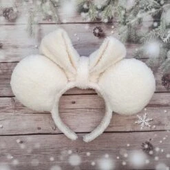 Sherpa Ears Super Cute Fluffy Ivory Teddy Bear Sherpa Ears Perfect Winter Christmas Ears Christmas Gift -Cheap Bags & Purses Store il fullxfull.3541637943 ea9h