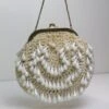 Cream White Crochet Beads Bag, 1960s Italian Evening Bag, Round Crochet Evening Bag, White Beaded Wrist Bag, Vintage Christmas Present, 1 Cream White Crochet Beads Bag, 1960s Italian Evening Bag, Round Crochet Evening Bag, White Beaded Wrist Bag, Vintage Christmas Present, -Cheap Bags & Purses Store il fullxfull.3549984801 hstl