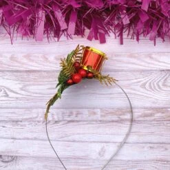 Red And Green, Sparkly Hair Accessory, Christmas Headband, Gold Glitter, Festive Hairband, December Fascinator, Gift For Mum, Party Outfit -Cheap Bags & Purses Store il fullxfull.3581650447 ae30