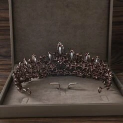 Black Wine Red New Fashion Rhinestone Tiara Crown Headband Wedding Bride Heart Princess Queen Hair Tiara Birthday New Year Christmas Diadem -Cheap Bags & Purses Store il fullxfull.3622041553 ckom