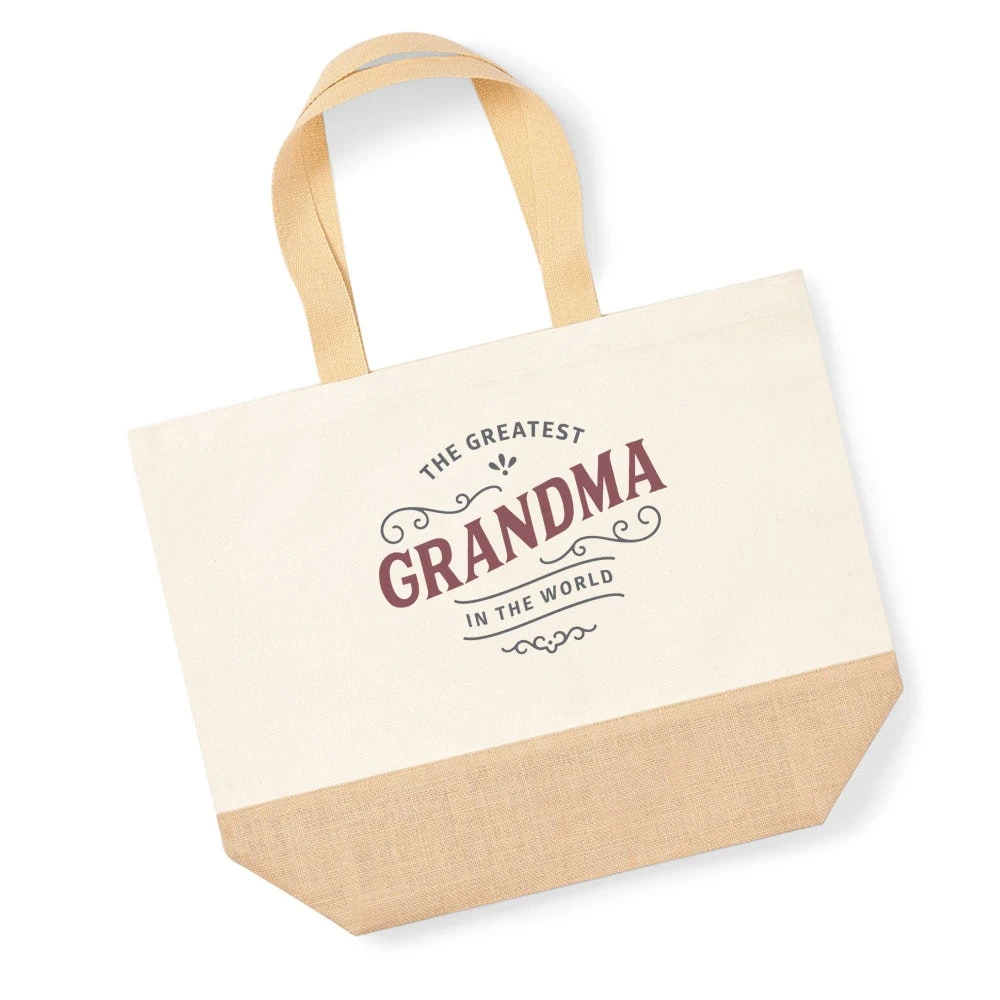 Grandma Gift Bag Birthday Present For Grandma Keepsake Christmas Grandma Shopping Tote Bag Mother’s Day - Size: 36 X 34 X 13 Cm 4 Grandma Gift Bag Birthday Present For Grandma Keepsake Christmas Grandma Shopping Tote Bag Mother’s Day - Size: 36 X 34 X 13 Cm - Image 2
