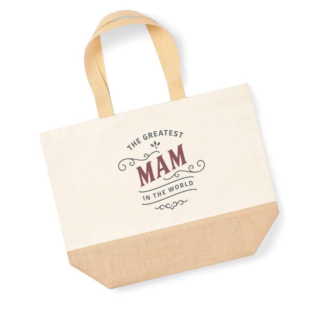 Mam Gift Bag Birthday Present For Mam Keepsake Christmas Mam Shopping Tote Bag Mother’s Day - Size: 36 X 34 X 13 Cm 4 Mam Gift Bag Birthday Present For Mam Keepsake Christmas Mam Shopping Tote Bag Mother’s Day - Size: 36 X 34 X 13 Cm - Image 2