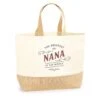 Nana Gift Bag Birthday Present For Nana Keepsake Christmas Nana Shopping Tote Bag Mother’s Day - Size: 36 X 34 X 13 Cm