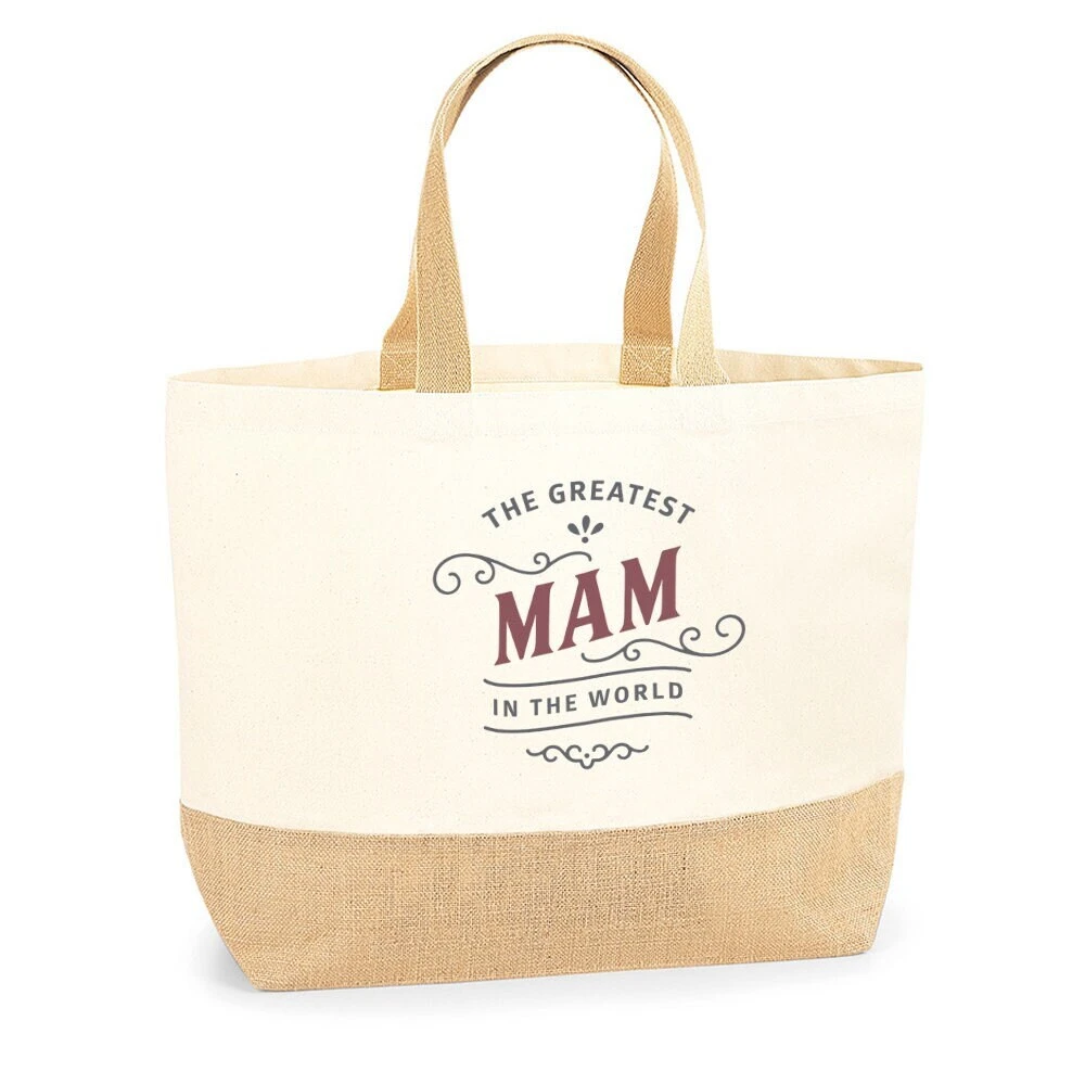 Mam Gift Bag Birthday Present For Mam Keepsake Christmas Mam Shopping Tote Bag Mother’s Day - Size: 36 X 34 X 13 Cm 3 Mam Gift Bag Birthday Present For Mam Keepsake Christmas Mam Shopping Tote Bag Mother’s Day - Size: 36 X 34 X 13 Cm