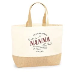 Cheap Bags & Purses Store 25 Nanna Gift Bag Birthday Present For Nanna Keepsake Christmas Nanna Shopping Tote Bag Mother’s Day - Size: 36 X 34 X 13 Cm