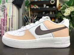 Beige Air Force 1 One Custom Sneaker For Women And Children, Ideal Gift, Her, To Offer, Birthday, Christmas 11 Beige Air Force 1 One Custom Sneaker For Women And Children, Ideal Gift, Her, To Offer, Birthday, Christmas -Cheap Bags & Purses Store il fullxfull.3860576543 crj0