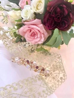 Adult Or Child's Crystal Headpiece, Plum Bridal Headband, Vintage Bridal Headdress, Vintage Wedding Guest Hair Piece, Christmas Headband, -Cheap Bags & Purses Store il fullxfull.3994977530 s9a0