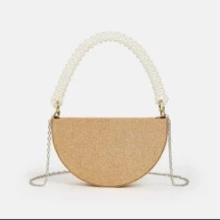 Circle Pearl Handle Clutch Bag/ Evening Bag/ Bridal/ Wedding/ Party/ Anniversary/ Birthday/ Engagement/ Night Out/ Date Night/ Christmas -Cheap Bags & Purses Store il fullxfull.4032447644 cpxo
