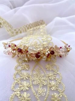 Adult Or Child's Crystal Headpiece, Plum Bridal Headband, Vintage Bridal Headdress, Vintage Wedding Guest Hair Piece, Christmas Headband, -Cheap Bags & Purses Store il fullxfull.4042230529 kgnx