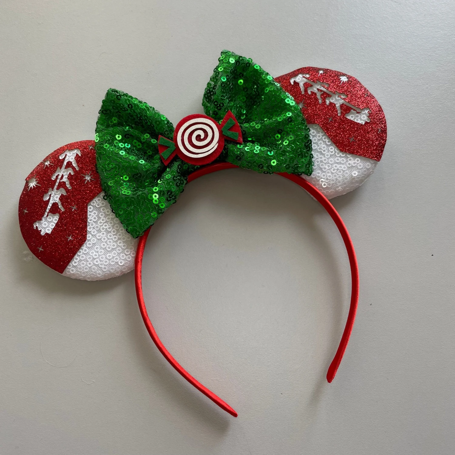 Christmas Minnie Ears / Disney Christmas Ears 6 Christmas Minnie Ears / Disney Christmas Ears - Image 4