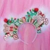 Deluxe Sequin Gingerbread Merry Christmas Ears - Christmas Tree Headband Minnie Mouse Ears By LubyandLola - Gingerbread Mouse Headbands -Cheap Bags & Purses Store il fullxfull.4139034136 jla3