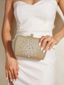 Silver/ Gold Rhinestone Evening Bag/ Clutch/ Wedding/ Bridal/ Anniversary/ Party/ Birthday/ Night Out/ Date Night/ Christmas -Cheap Bags & Purses Store il fullxfull.4146540365 lrxj