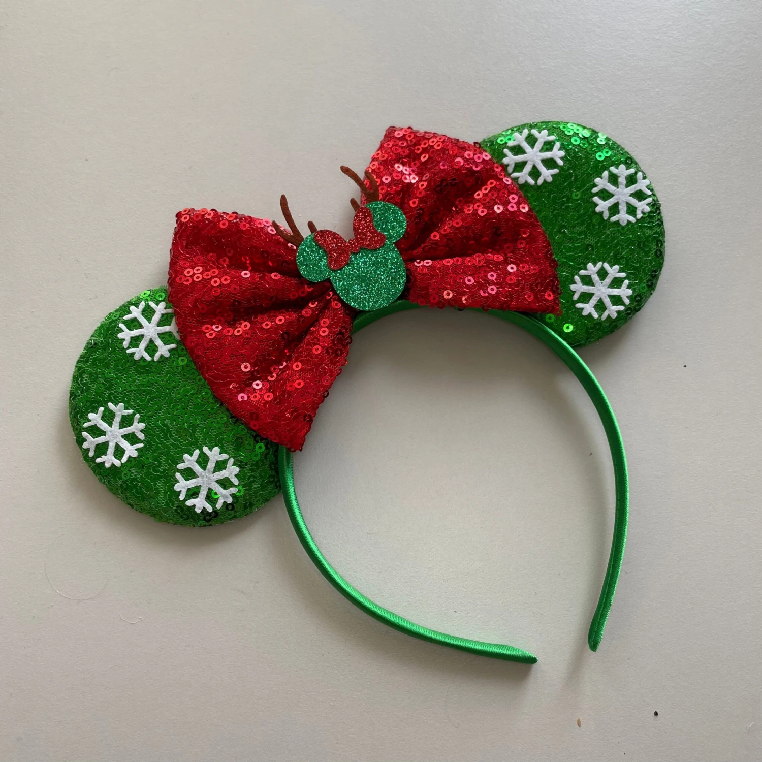 Christmas Minnie Ears / Disney Christmas Ears 5 Christmas Minnie Ears / Disney Christmas Ears - Image 3