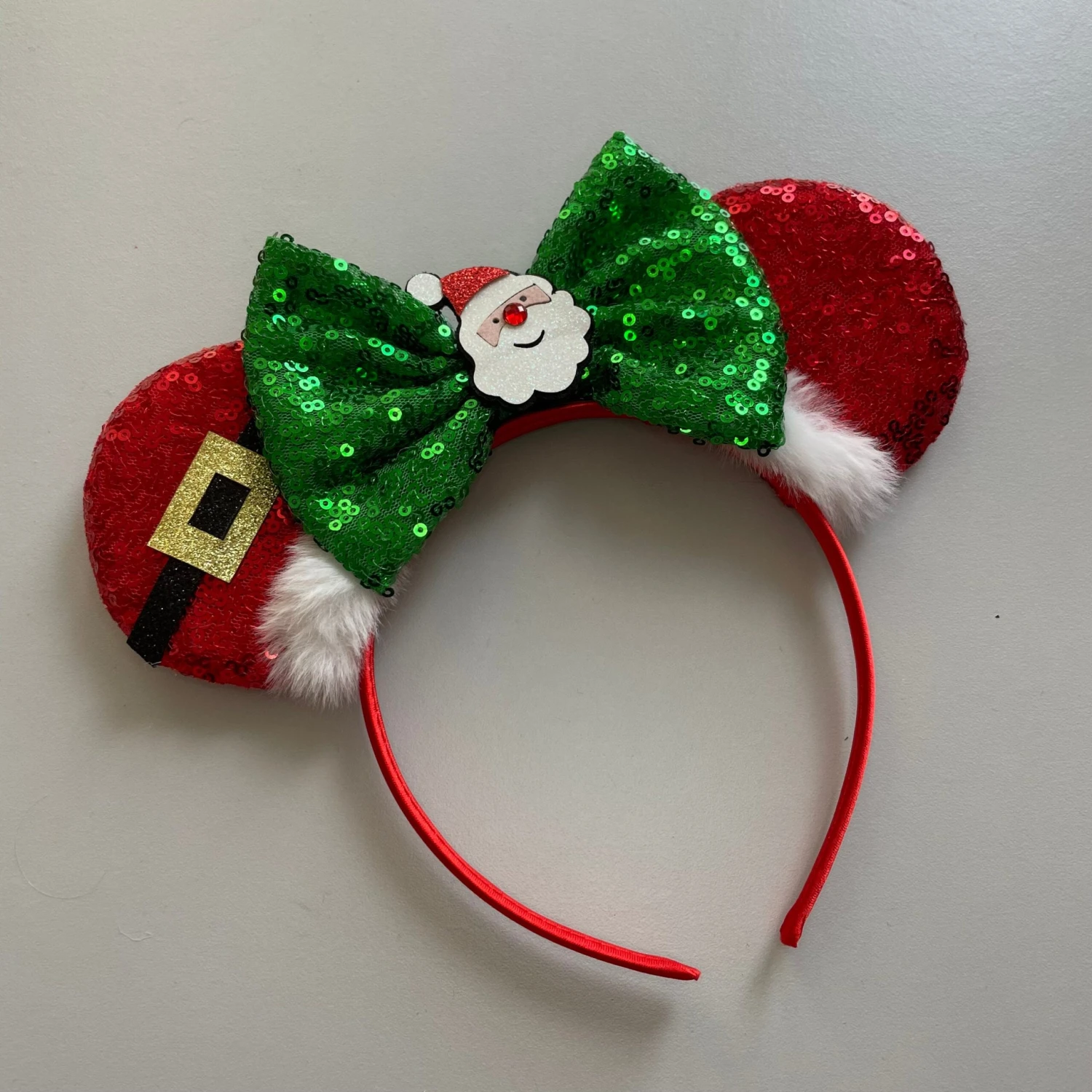 Christmas Minnie Ears / Disney Christmas Ears 4 Christmas Minnie Ears / Disney Christmas Ears - Image 2