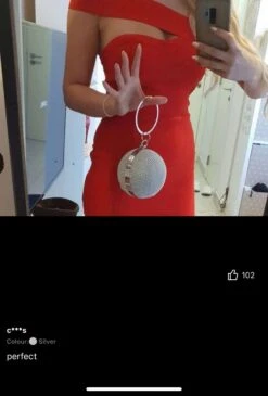 Allover Rhinestone Circle Bag/ Bridal/ Clutch Bag/ Evening Bag/ Wedding/ Party/ Engagement/ Anniversary/ Night Out/ Christmas / Gift -Cheap Bags & Purses Store il fullxfull.4172009542 ntgq