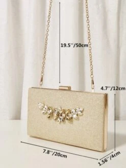 Pearl/ Rhinestone Clutch Box Bag/ Evening Bag/ Bridal/ Wedding/ Anniversary/ Engagement/ Birthday/ Party/ Christmas/ Special/formal Event -Cheap Bags & Purses Store il fullxfull.4208480133 g0a8