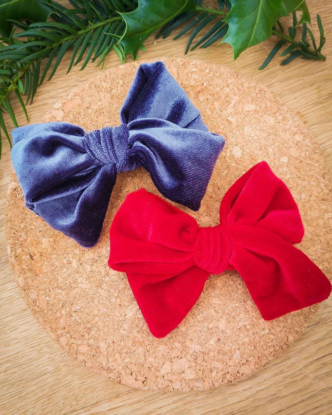 Velvet Bows - Clips Or Headbands, Girls Bows, Baby Hair Clips, Baby Headbands, Baby Bows, Christmas Bows, Toddler Hair Clips, Barrettes 11 Velvet Bows - Clips Or Headbands, Girls Bows, Baby Hair Clips, Baby Headbands, Baby Bows, Christmas Bows, Toddler Hair Clips, Barrettes - Image 9