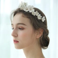 Floral Tiara, Fairy Headpiece, Flower Headband, Bridal Tiara, Pearl Wedding Tiara, Bridal Crown, Popular Headband For Women, Christmas Gift -Cheap Bags & Purses Store il fullxfull.4266299918 n8zr