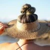 Straw Hat - Crownless Hat - Palm Leaf Hat - Beach Hat - Summer Straw Visor - Lauhala Papale - Hawaiian Hat - Hawaii Fashion - Christmas Gift -Cheap Bags & Purses Store il fullxfull.4269434650 8i7n