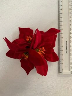 Triple Poinsettia Christmas Hair Clip -Cheap Bags & Purses Store il fullxfull.4294439614 ypez