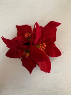 Triple Poinsettia Christmas Hair Clip -Cheap Bags & Purses Store il fullxfull.4294439618 nvys