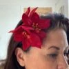 Triple Poinsettia Christmas Hair Clip 1 Triple Poinsettia Christmas Hair Clip -Cheap Bags & Purses Store il fullxfull.4294446874 q92n