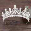 Bridal Rhinestone Pearl Tiara/ Bridal/ Wedding/ Engagement/ Anniversary/ Birthday/ Party/ Gift/ Christmas/ Valentines/ Formal Event/ Prom -Cheap Bags & Purses Store il fullxfull.4299902908 2w3h