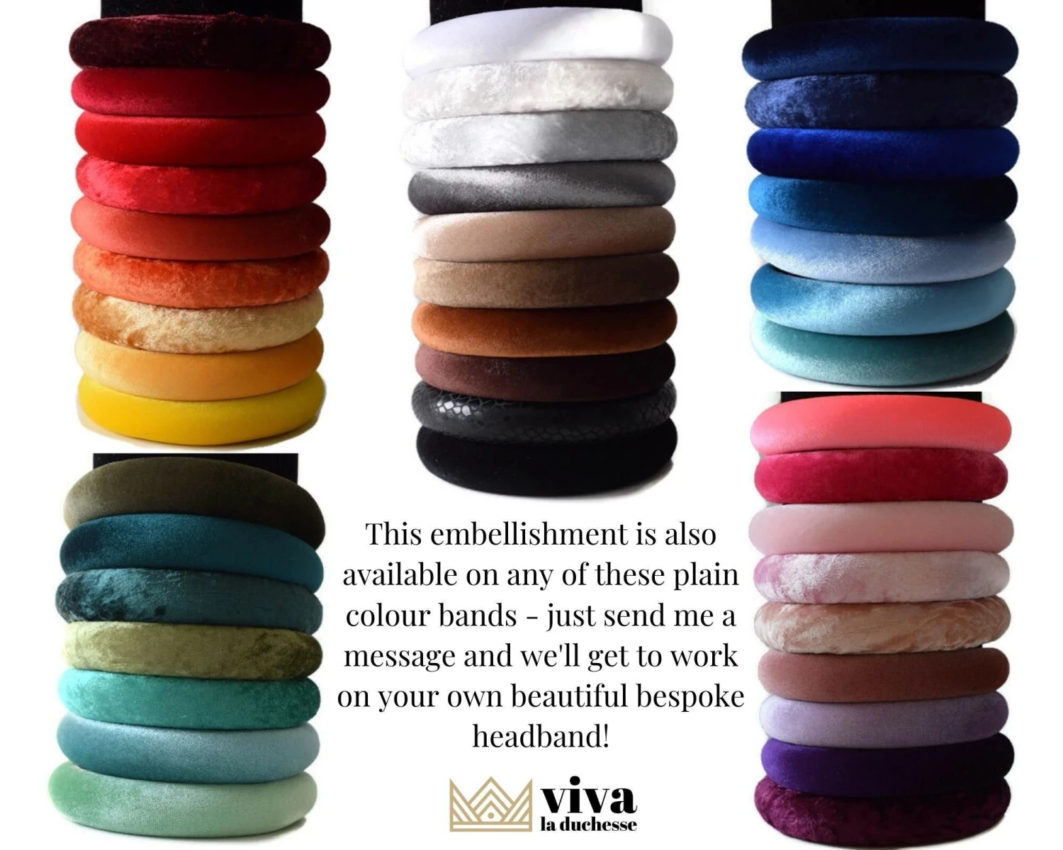 VIENNA RED & GOLD Beautiful Velvet 2 Cm Padded Headband Hairband Embellished With Tortoiseshell Chain Perfect Christmas Accessory Gift 11 VIENNA RED & GOLD Beautiful Velvet 2 Cm Padded Headband Hairband Embellished With Tortoiseshell Chain Perfect Christmas Accessory Gift - Image 9