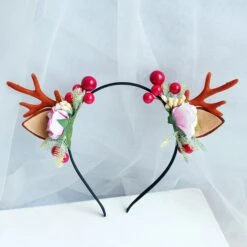 Holiday Ear Headband, Christmas Hair Accessories, Dainty Jewelry Adult Children Fairy Amusement Park Headband, Moose For Christmas Party -Cheap Bags & Purses Store il fullxfull.4317616698 8ssy
