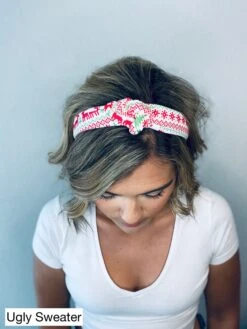 Buffalo Plaid Knotted Headbands, Plaid Headbands, Hard Knot Headbands, Holiday Headbands, Christmas Headband -Cheap Bags & Purses Store il fullxfull.4324450101 mkz8