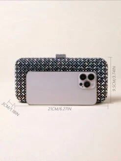 Rhinestone Chain Box Bag/ Clutch Bag/ Evening Bag/ Bridal/ Anniversary/ Engagement/ Wedding/ Christmas/ Gift/ Birthday/ Formal Event -Cheap Bags & Purses Store il fullxfull.4331671522 i84y