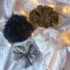Tinsel Christmas Hair Scrunchie Silver, Gold, Black, Iridescent -Cheap Bags & Purses Store il fullxfull.4341580221 l1qt